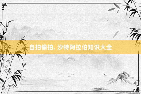 自拍偷拍. 沙特阿拉伯知识大全